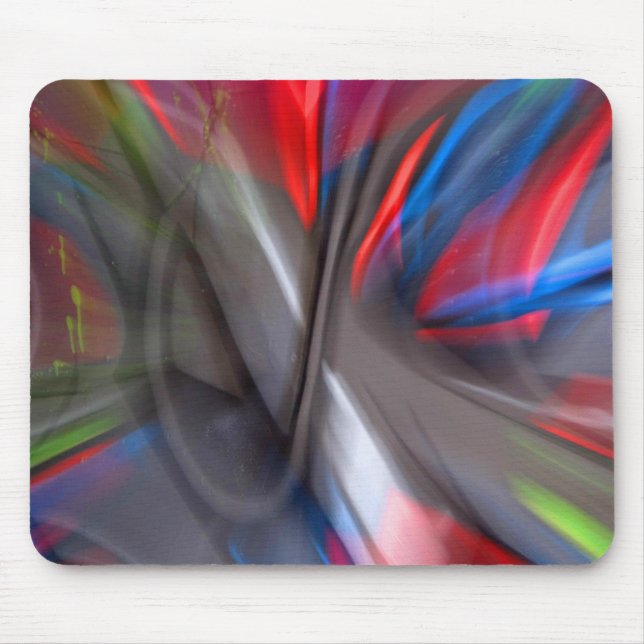 Abstract Graffiti Mouse Mat (Front)