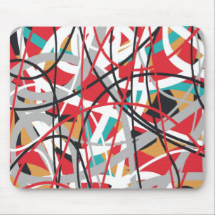 Abstract graffiti mouse mat