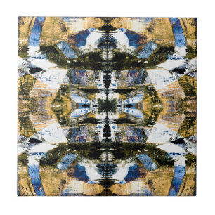 Abstract graffiti pattern tile
