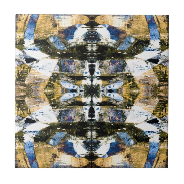 Abstract graffiti pattern tile (Front)