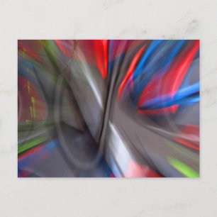 Abstract Graffiti Postcard