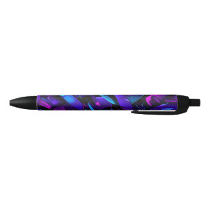 Abstract Graffiti Street Swirl Black Ink Pen