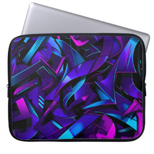 Abstract Graffiti Street Swirl Laptop Sleeve