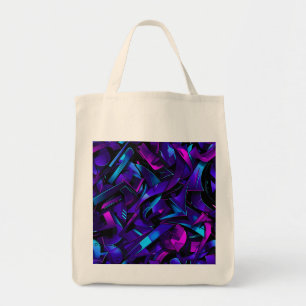 Abstract Graffiti Street Swirl Tote Bag
