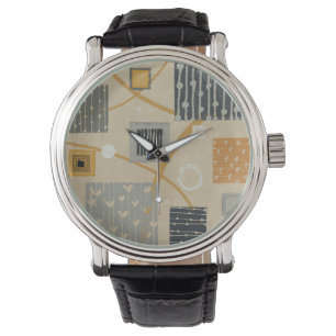 Abstract Graphic Tiles Watch