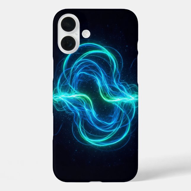Abstract gravitational waves of cosmic energy flow Case-Mate iPhone case (Back)
