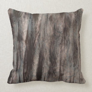 Abstract gray brown art cushion