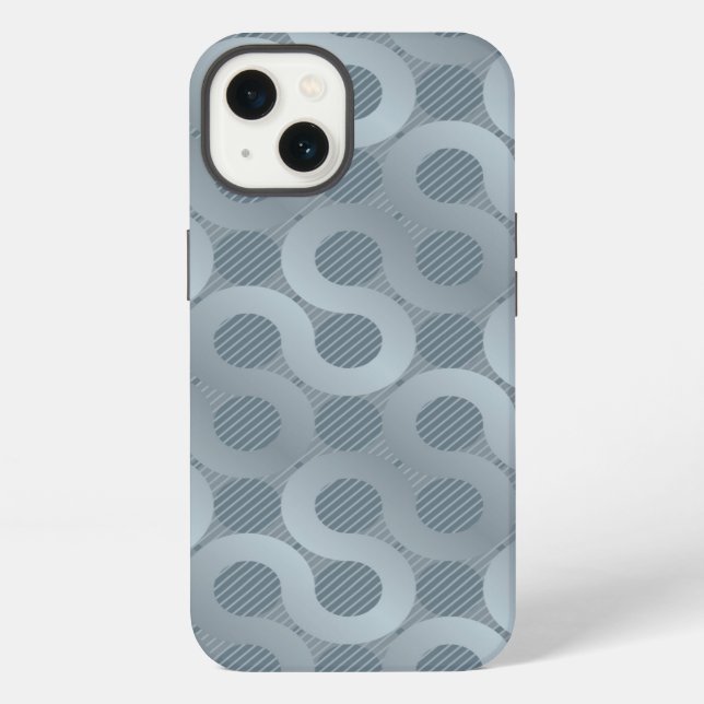 Abstract gray flow background iPhone case (Back)