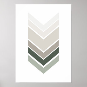 Abstract gray print. Modern geometric wall art