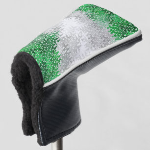 Abstract Grayromantic  Pride Flag Golf Head Cover