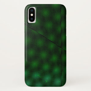 Abstract Green Background iPhone X Case