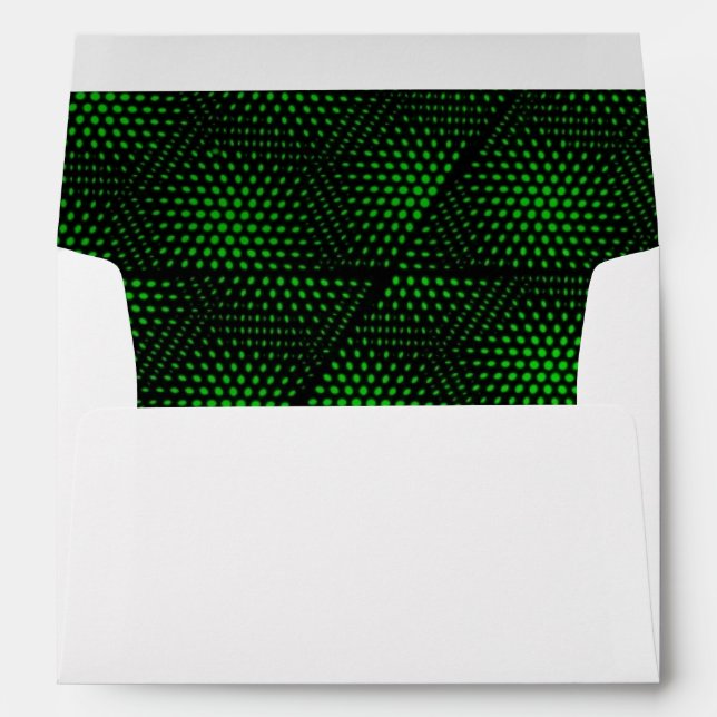 Abstract Green Background Envelopes (Back (Bottom))
