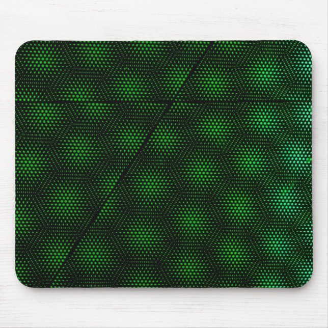 Abstract Green Background Mouse Mat (Front)