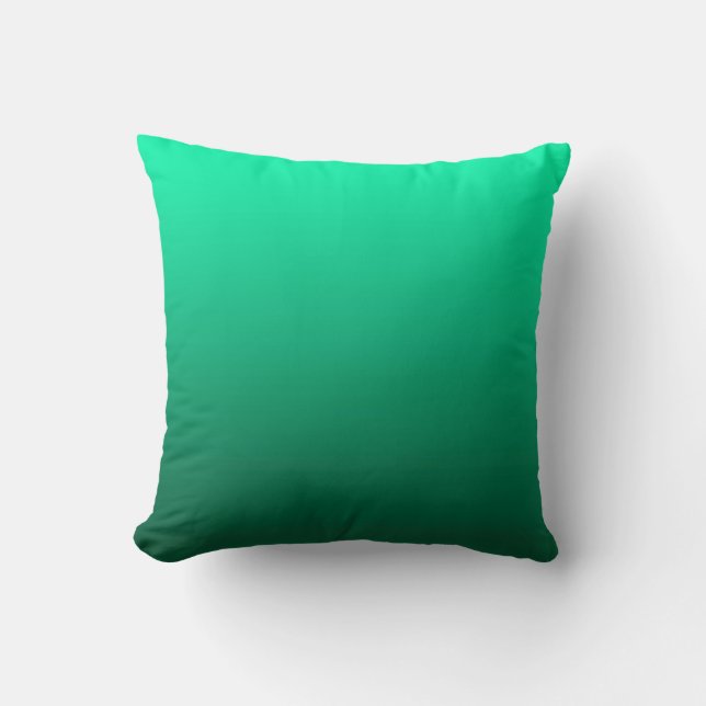 Abstract green birght contrast pure colour trend m cushion (Front)