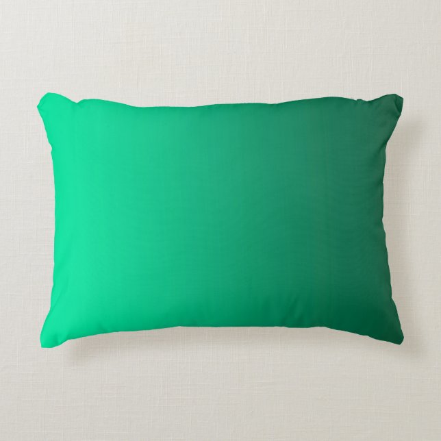Abstract green birght contrast pure colour trend m decorative cushion (Front)