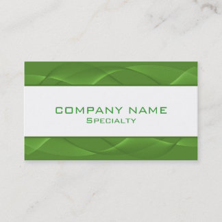 Abstract green Business Cards