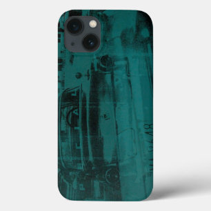 Abstract green car iPhone 13 case