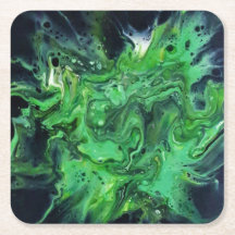 Abstract green collection.