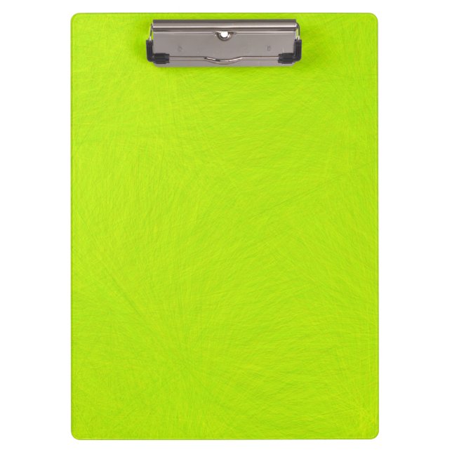 Abstract Green Lime Clipboard (Front)