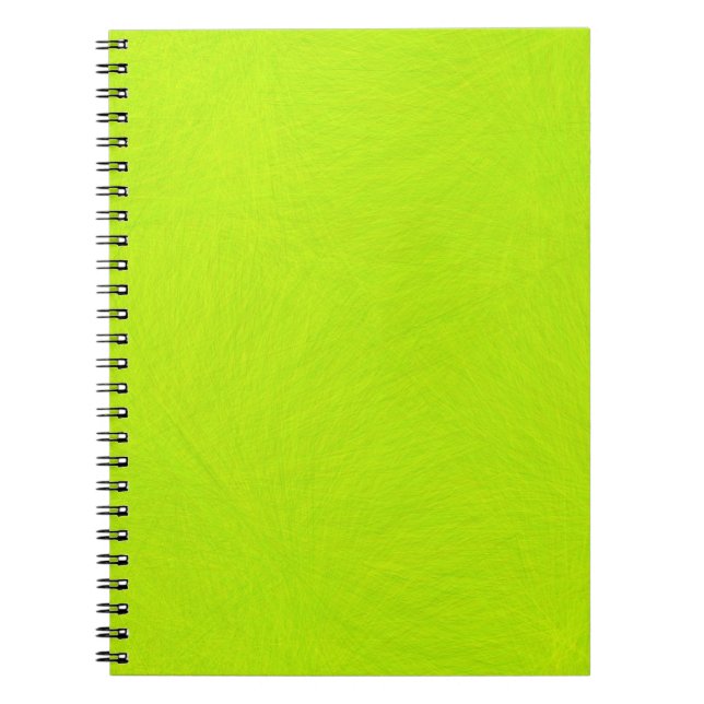 Abstract Green Lime Notebook (Front)