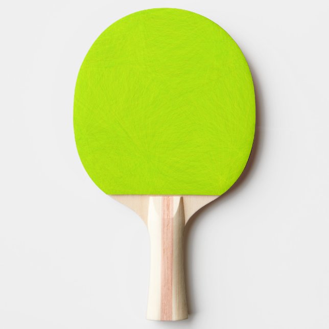 Abstract Green Lime Ping Pong Paddle (Front)