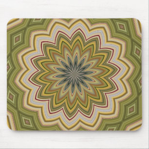 Abstract Green Mouse Mat