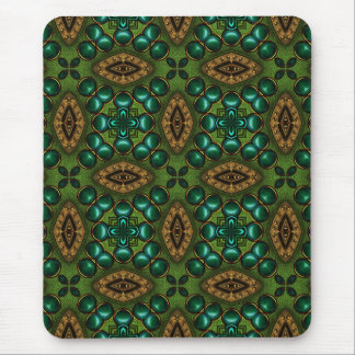 abstract_green mouse mat