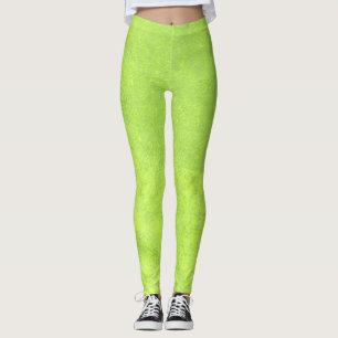 Abstract green paper leggings