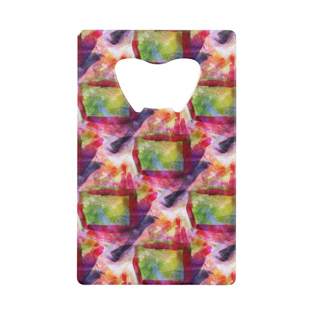 Abstract green, red wallpaper (Front)