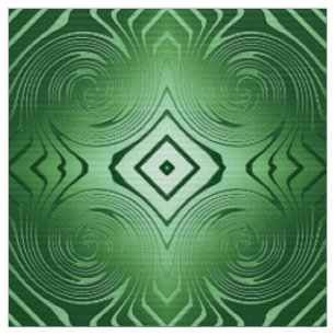 abstract green swirl pattern fabric