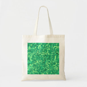 Abstract Green Swirl Tote Bag