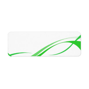 Abstract Green Swoosh Lines Background