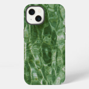 Abstract Green Water Ripples iPhone 13 Case