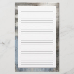 Abstract Grey & Blue Painting Stationery
