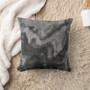 Abstract Grey Diffusion Cushion