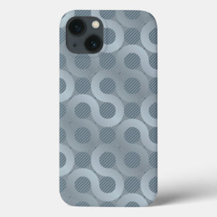 Abstract grey flow background iPhone 13 case