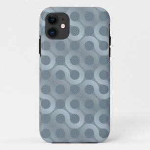Abstract grey flow background iPhone 11 case
