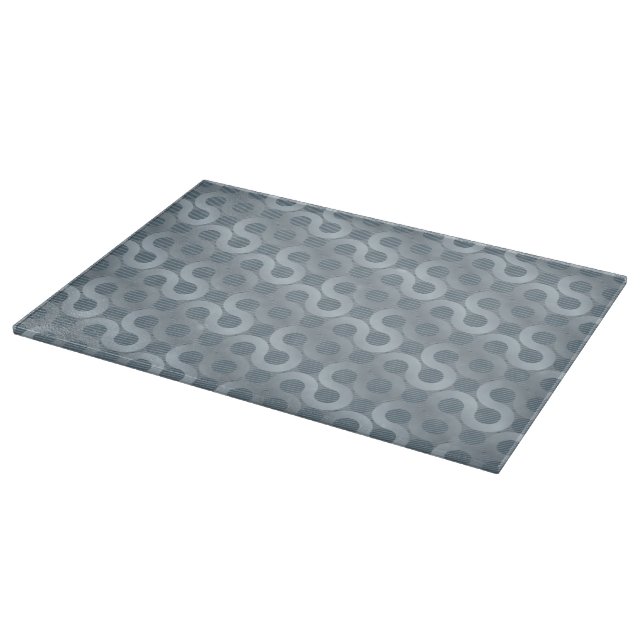 Abstract grey flow background cutting board (Corner)