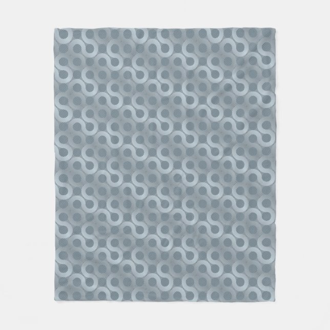 Abstract grey flow background fleece blanket (Front)