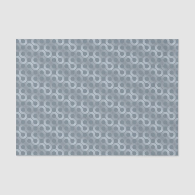 Abstract grey flow background tissue paper (Front)