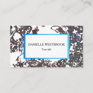 Abstract Grey White Pattern Business Card