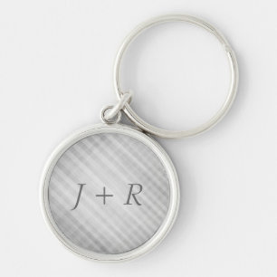 abstract grid pattern key ring