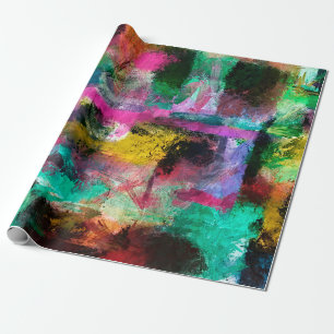 abstract grunge background from colour chaotic blu wrapping paper