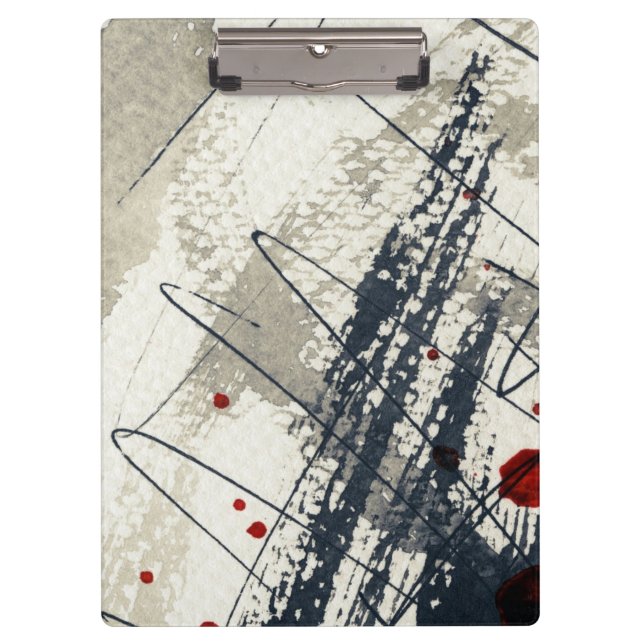 Abstract grunge background, ink texture. 2 clipboard (Front)