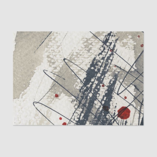 Abstract grunge background, ink texture. 2 tissue paper (Front)