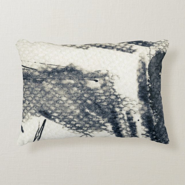 Abstract grunge background, ink texture. 3 decorative cushion (Front)