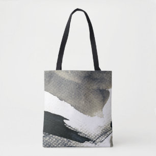 Abstract grunge background, ink texture. 4 tote bag