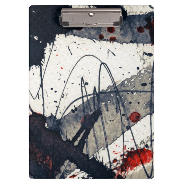 Abstract grunge background, ink texture. clipboard (Front)