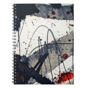 Abstract grunge background, ink texture. notebook