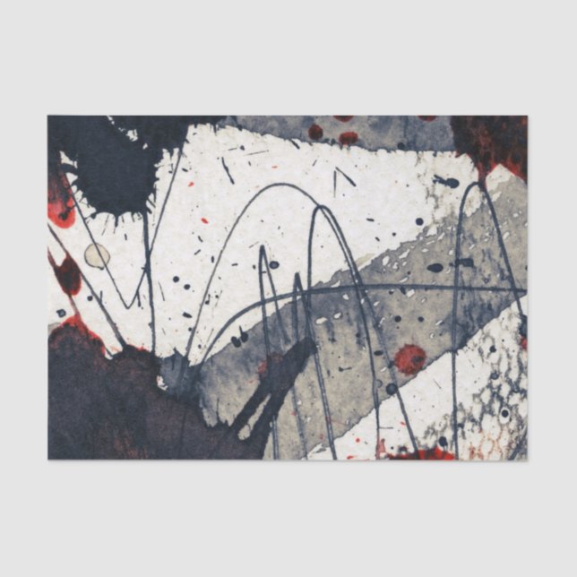 Abstract grunge background, ink texture. tissue paper (Front)